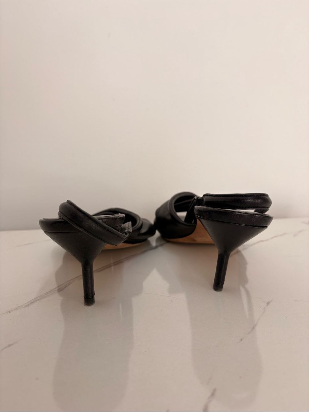 3.1 Phillip Lim Black Knotted Slingback Mules - Picture 4 of 5
